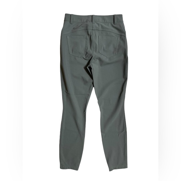 lululemon | size 28 City Sleek Slim-Fit 5 Pocket High-Rise Pant in Grey Sage - Picture 11 of 12